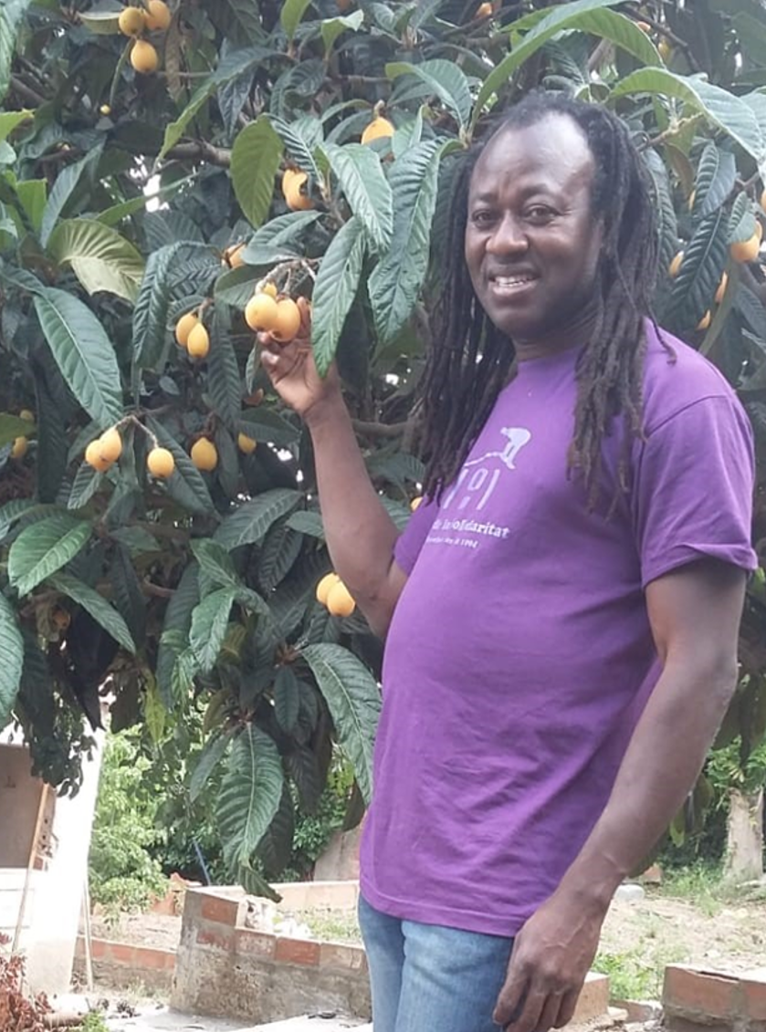 Rashid Iddrisu (Wari) at CEHDAGHANA migrant housing property