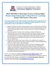 Border Imperialism and Service-Learning -- Summer 2023 Human Rights Practice Course