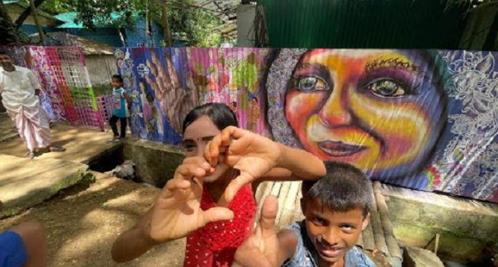 Children in Kutupalong Refugee camp