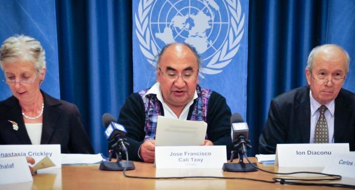 UN Special Rapporteur José Francisco Calí Tzay 